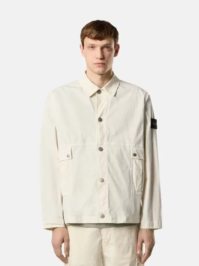 Surchemise confortable avec poches pour les mains et boutons Surchemise confortable avec poches pour les mains et boutons