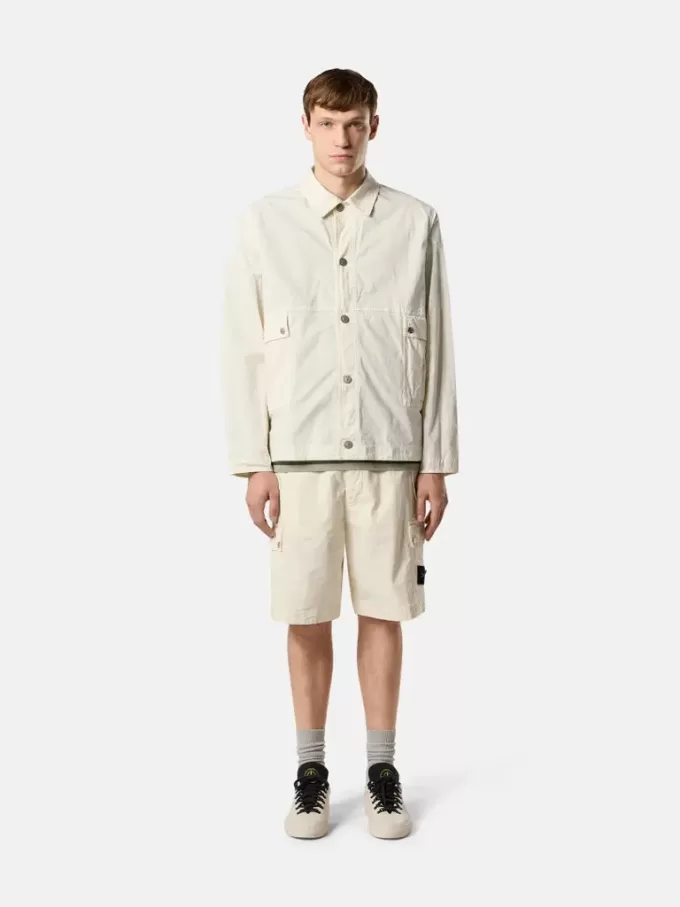 Surchemise confortable avec poches pour les mains et boutons Surchemise confortable avec poches pour les mains et boutons
