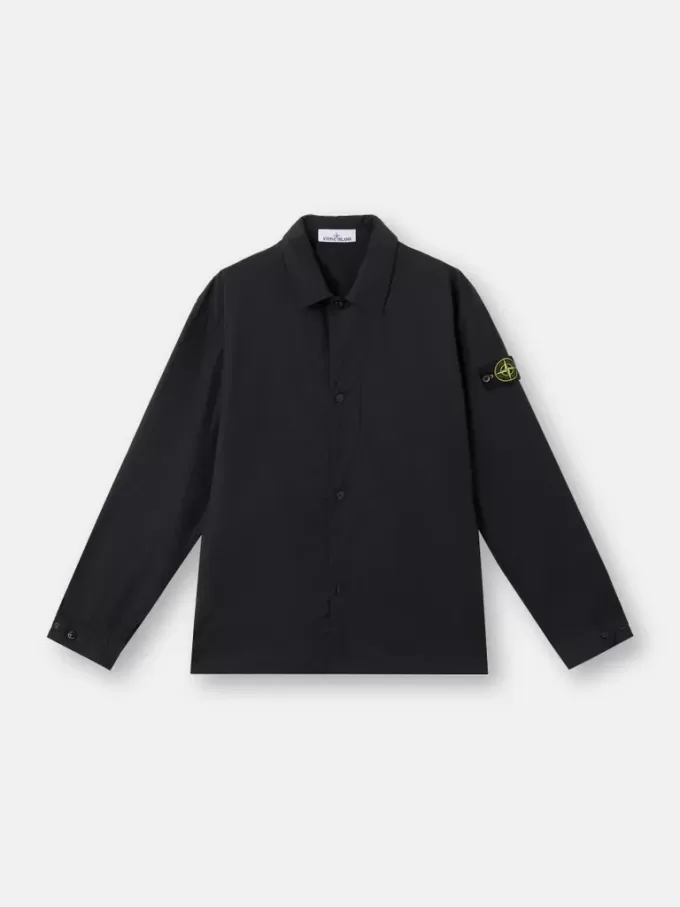 Surchemise confortable avec poches pour les mains et fermeture à boutons-pression Surchemise confortable avec poches pour les mains et fermeture à boutons-pression