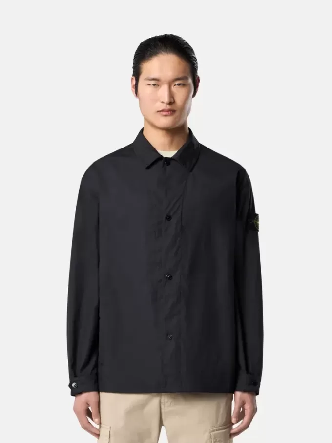 Surchemise confortable avec poches pour les mains et fermeture à boutons-pression Surchemise confortable avec poches pour les mains et fermeture à boutons-pression
