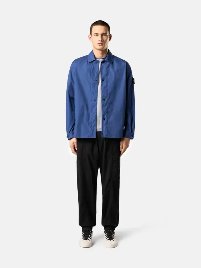 Surchemise confortable avec poches pour les mains et fermeture à boutons-pression Surchemise confortable avec poches pour les mains et fermeture à boutons-pression