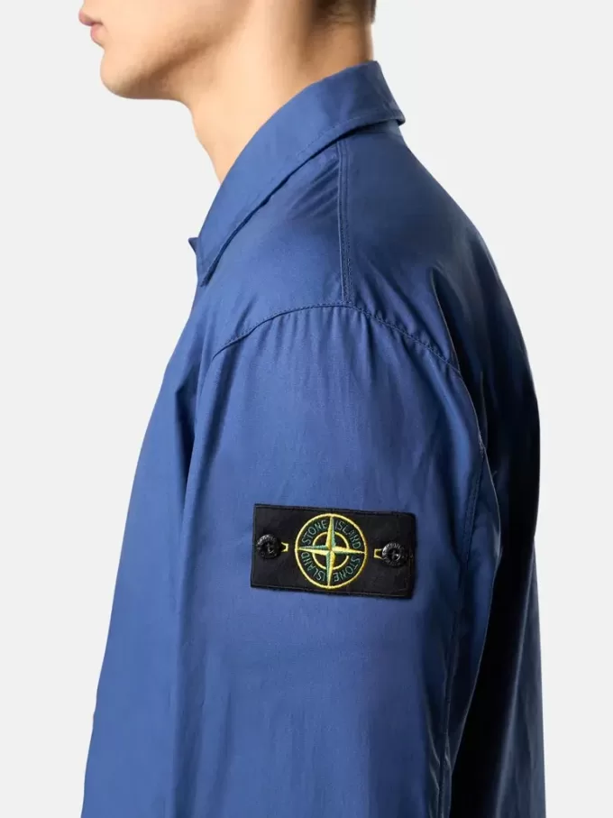 Surchemise confortable avec poches pour les mains et fermeture à boutons-pression Surchemise confortable avec poches pour les mains et fermeture à boutons-pression