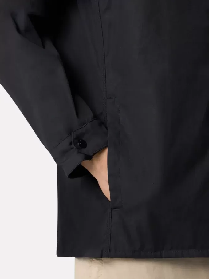 Surchemise confortable avec poches pour les mains et fermeture à boutons-pression Surchemise confortable avec poches pour les mains et fermeture à boutons-pression