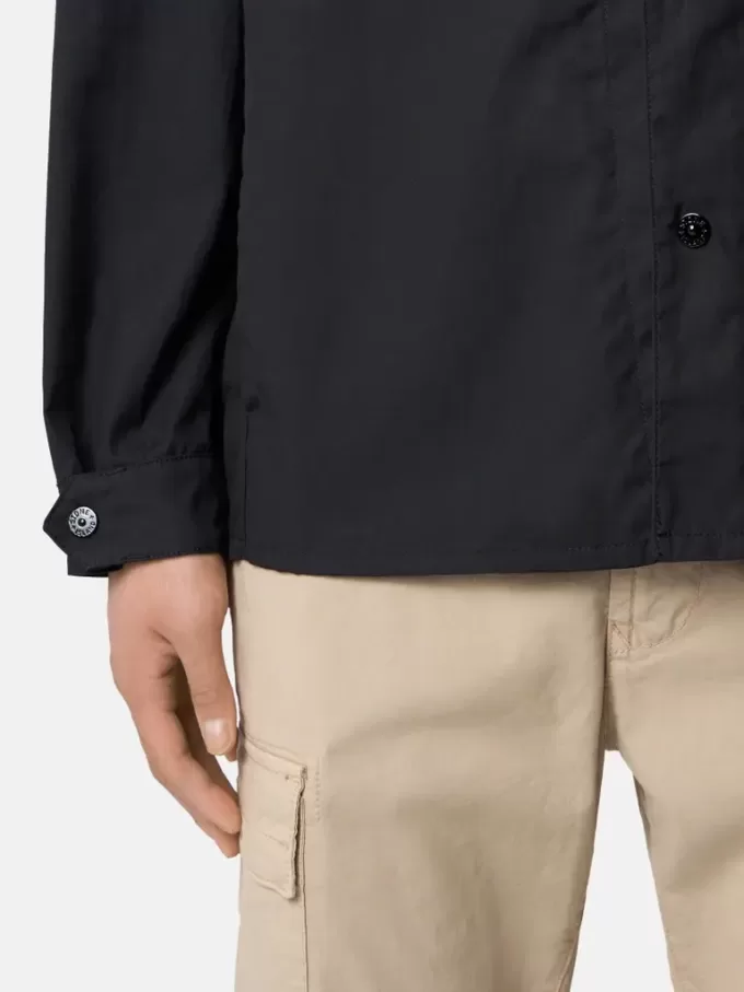Surchemise confortable avec poches pour les mains et fermeture à boutons-pression Surchemise confortable avec poches pour les mains et fermeture à boutons-pression