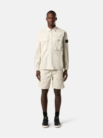 Survêtement confortable avec poches poitrine et boutons-pression Survêtement confortable avec poches poitrine et boutons-pression