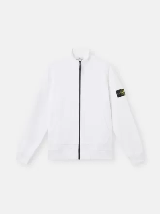 Sweat-shirt avec poches plaquées et fermeture à glissière