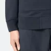 Sweat-shirt avec poches plaquées et fermeture à glissière Sweat-shirt avec poches plaquées et fermeture à glissière