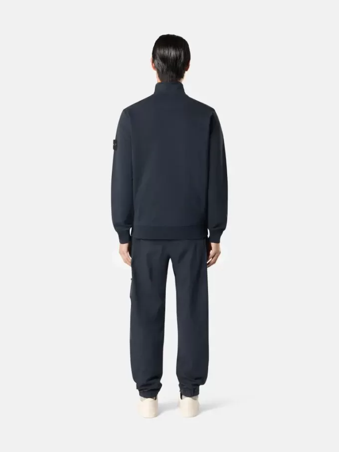 Sweat-shirt avec poches plaquées et fermeture à glissière Sweat-shirt avec poches plaquées et fermeture à glissière