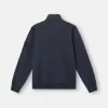 Sweat-shirt avec poches plaquées et fermeture à glissière Sweat-shirt avec poches plaquées et fermeture à glissière