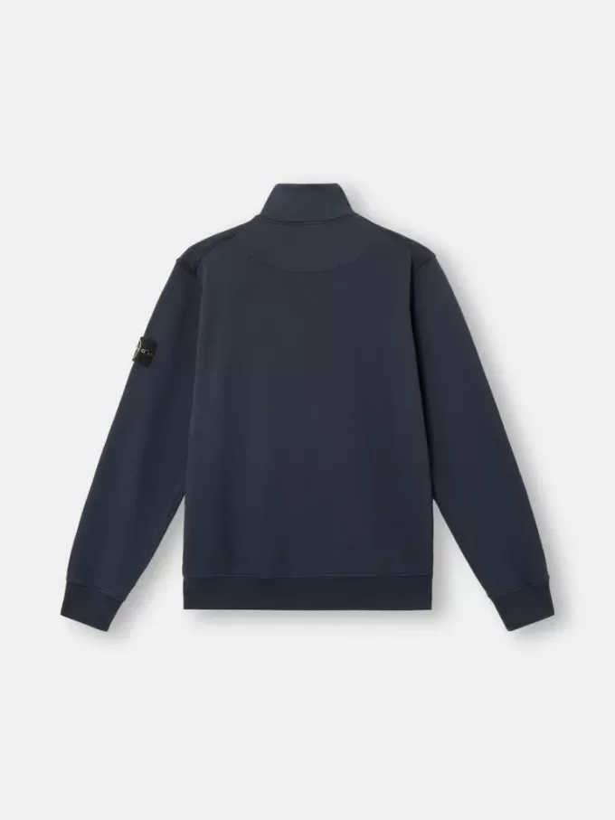Sweat-shirt avec poches plaquées et fermeture à glissière Sweat-shirt avec poches plaquées et fermeture à glissière