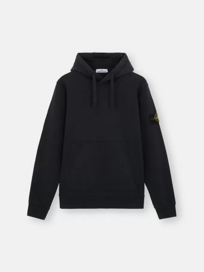 Sweat-shirt à capuche coupe classique avec poche kangourou.