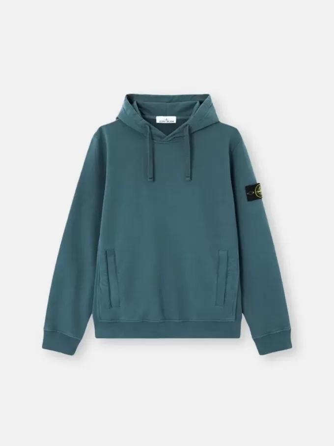 Sweat-shirt à capuche coupe classique avec poche kangourou.
