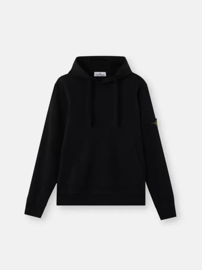 Sweat-shirt à capuche coupe classique avec poche kangourou.