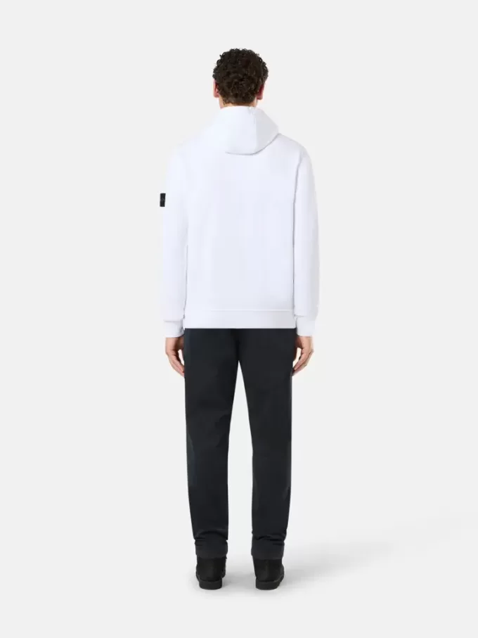 Sweat-shirt à capuche coupe classique avec poche kangourou.
