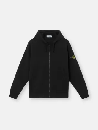 Sweat-shirt à capuche et fermeture éclair, coupe classique, avec poches