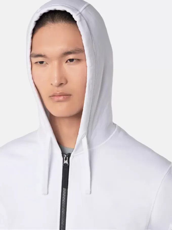 Sweat-shirt à capuche et fermeture éclair, coupe classique, avec poches Sweat-shirt à capuche et fermeture éclair, coupe classique, avec poches