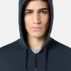 Sweat-shirt à capuche et fermeture éclair, coupe classique, avec poches Sweat-shirt à capuche et fermeture éclair, coupe classique, avec poches