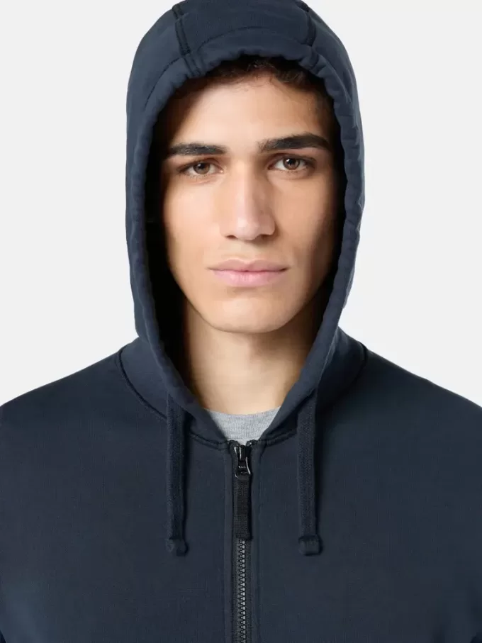 Sweat-shirt à capuche et fermeture éclair, coupe classique, avec poches Sweat-shirt à capuche et fermeture éclair, coupe classique, avec poches