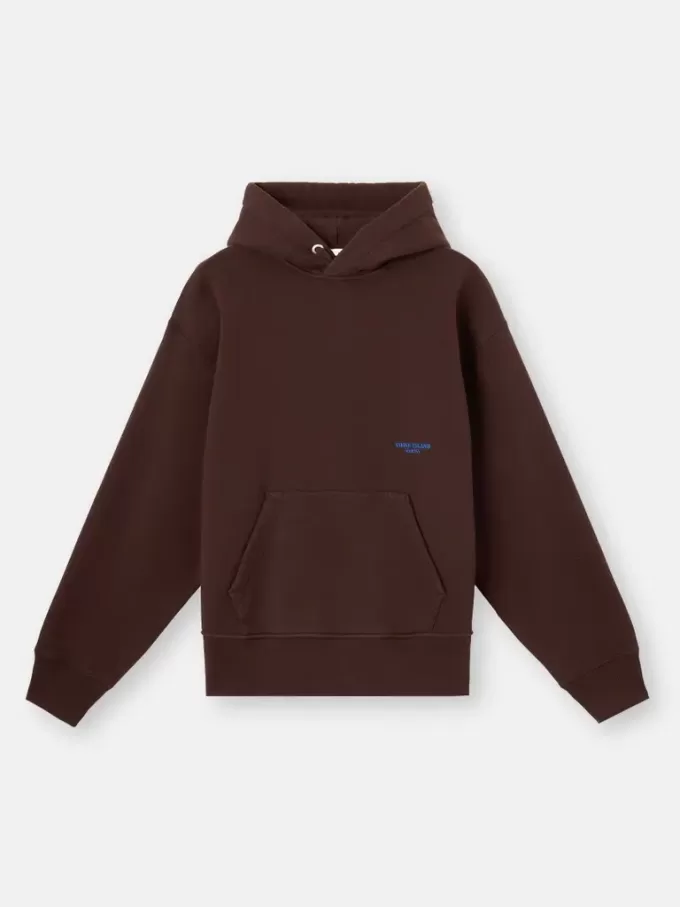 Sweat-shirt à capuche oversize avec poche kangourou. Sweat-shirt à capuche oversize avec poche kangourou.