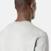 Sweat-shirt à col rond avec détails côtelés