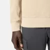 Sweat-shirt à col rond avec détails côtelés