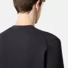 Sweat-shirt à col rond avec détails côtelés