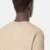 Sweat-shirt à col rond avec détails côtelés