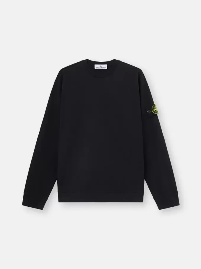 Sweat-shirt à col rond et coupe classique