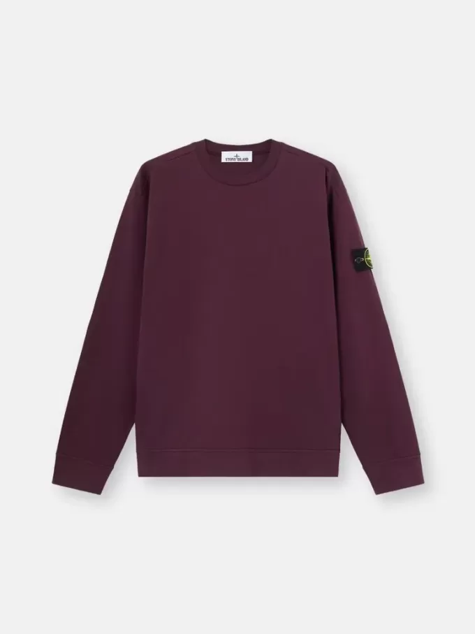 Sweat-shirt à col rond et coupe classique