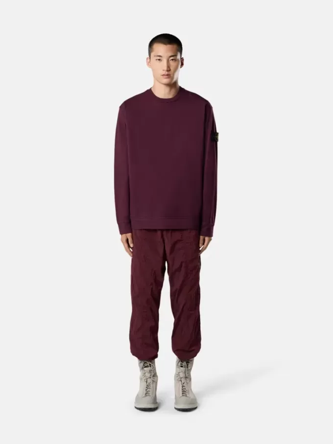 Sweat-shirt à col rond et coupe classique