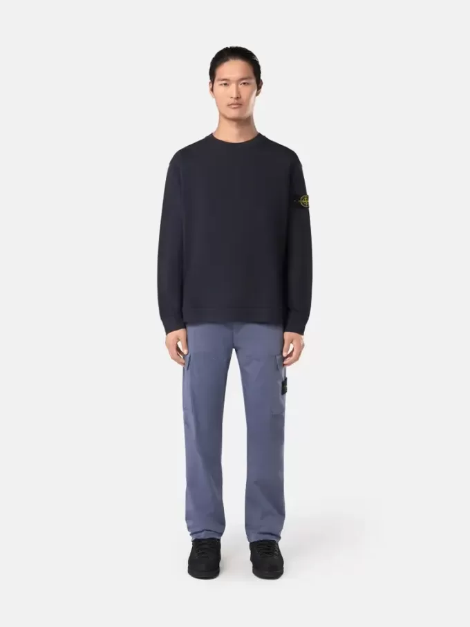 Sweat-shirt à col rond et coupe classique