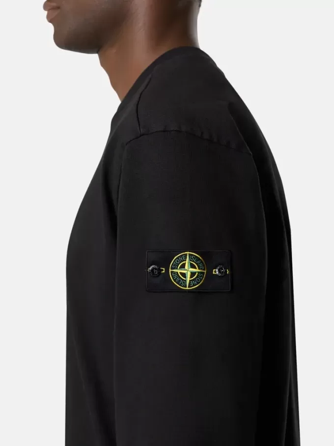 Sweat-shirt à col rond et coupe classique
