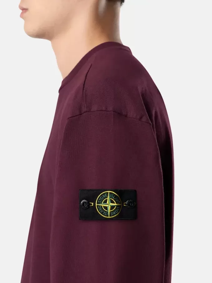 Sweat-shirt à col rond et coupe classique