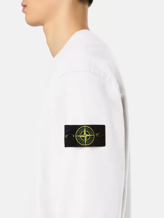 Sweat-shirt à col rond et coupe classique