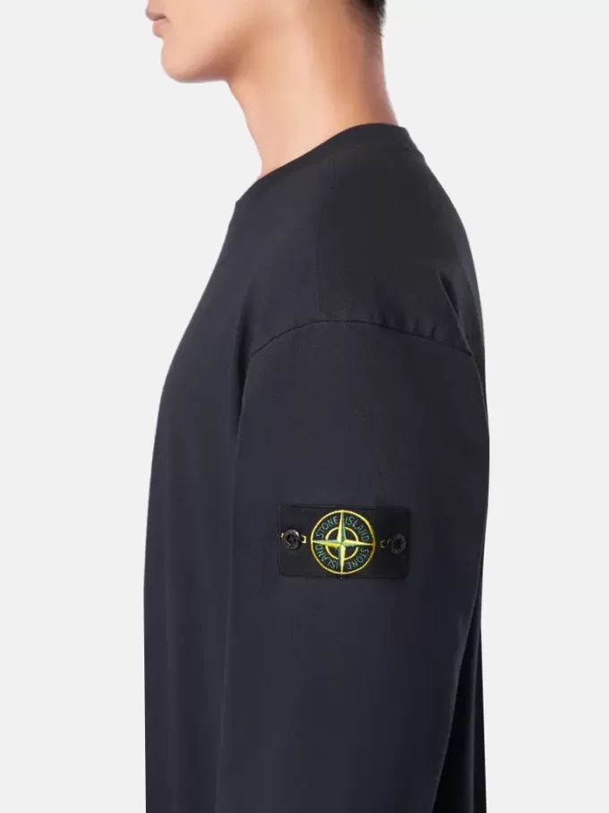 Sweat-shirt à col rond et coupe classique