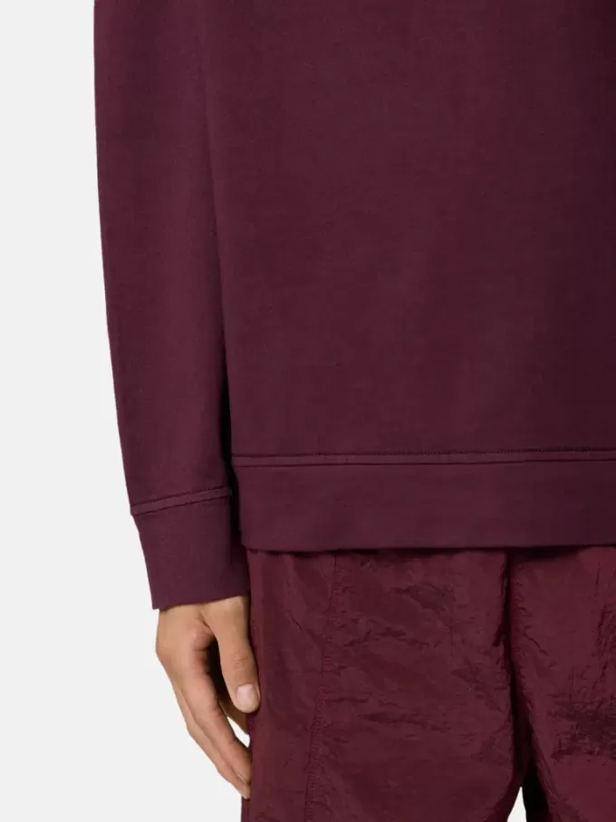 Sweat-shirt à col rond et coupe classique
