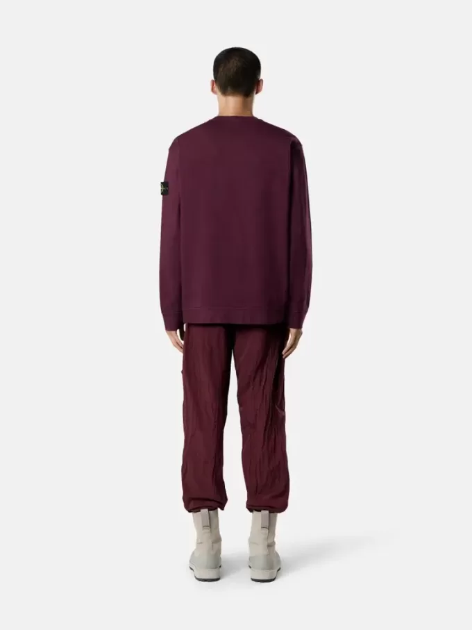 Sweat-shirt à col rond et coupe classique