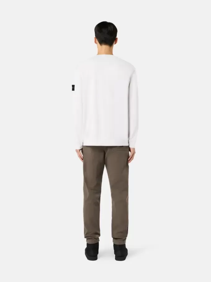 Sweat-shirt à col rond et coupe classique
