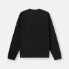 Sweat-shirt à col rond et coupe classique