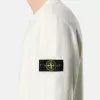 Sweat-shirt à col rond et coupe classique avec empiècements côtelés Sweat-shirt à col rond et coupe classique avec empiècements côtelés
