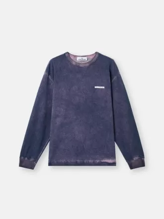 Sweat-shirt à col rond et coupe classique avec inscription imprimée Sweat-shirt à col rond et coupe classique avec inscription imprimée