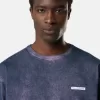 Sweat-shirt à col rond et coupe classique avec inscription imprimée