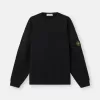 Sweat-shirt à col rond et coupe classique avec poches sur les manches Sweat-shirt à col rond et coupe classique avec poches sur les manches