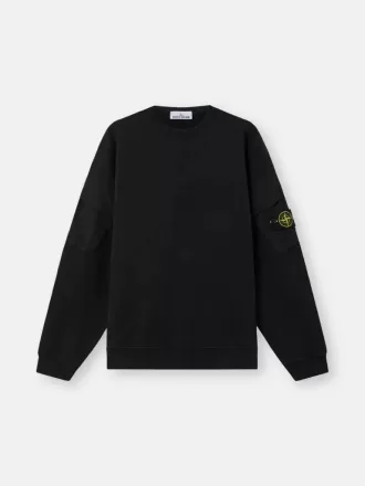 Sweat-shirt à col rond et coupe classique avec poches sur les manches Sweat-shirt à col rond et coupe classique avec poches sur les manches