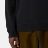 Sweat-shirt à col rond et coupe classique avec poches sur les manches Sweat-shirt à col rond et coupe classique avec poches sur les manches
