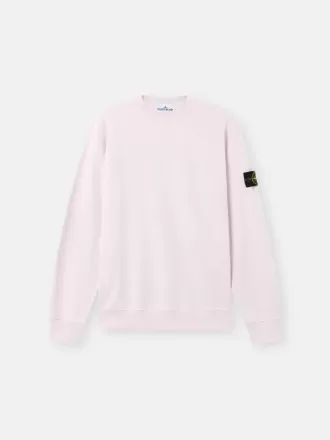 Sweat-shirt à col rond et coupe classique avec poignets élastiqués Sweat-shirt à col rond et coupe classique avec poignets élastiqués