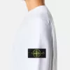 Sweat-shirt à col rond et coupe classique avec poignets élastiqués