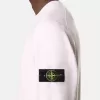 Sweat-shirt à col rond et coupe classique avec poignets élastiqués