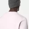 Sweat-shirt à col rond et coupe classique avec poignets élastiqués
