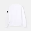 Sweat-shirt à col rond et coupe classique avec poignets élastiqués